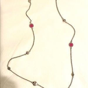 Silver 19.5” Marc Jacobs necklace